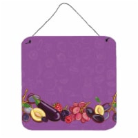 Fruits & Vegetables in Purple Wall or Door Hanging Prints
