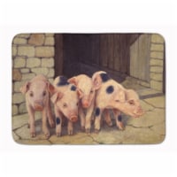 Pigs Piglets by Daphne Baxter Machine Washable Memory Foam Mat