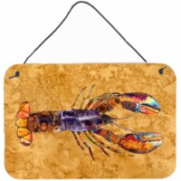 Lobster Indoor Aluminium Metal Wall Or Door Hanging Prints