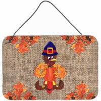 Thanksgiving Turkey Pilgrim Fleur de lis Indoor Aluminium Metal Wall Or Door Hanging Prints