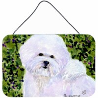 Bichon Frise Indoor Aluminium Metal Wall Or Door Hanging Prints