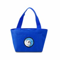 Blue Bulldog English Zippered Insulated School Washable And Stylish Lunch Bag Cooler