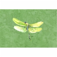 Dragonfly On Avacado Fabric Placemat