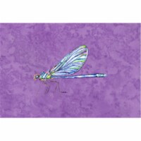 Dragonfly On Purple Fabric Placemat