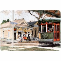 9.25 x 7.75 in. New Orleans Streetcar Mouse Pad&#44; Hot Pad Or Trivet