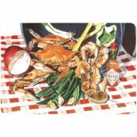 9.25 x 7.75 in. Crab Boil Mouse Pad&#44; Hot Pad Or Trivet