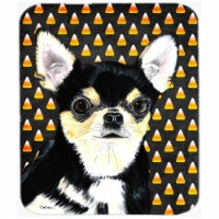 Chihuahua Candy Corn Halloween Portrait Mouse Pad&#44; Hot Pad Or Trivet