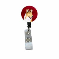 Collie Smooth Retractable Badge Reel or ID Holder with Clip