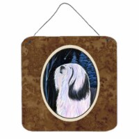 6 In. Tibetan Terrier Aluminium Metal Wall Or Door Hanging Prints