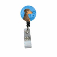 Doberman Retractable Badge Reel Or Id Holder With Clip