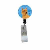 Norwich Terrier Retractable Badge Reel Or Id Holder With Clip