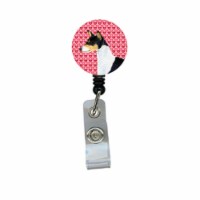 Basenji Retractable Badge Reel Or Id Holder With Clip