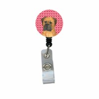 Bullmastiff Retractable Badge Reel Or Id Holder With Clip
