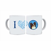 15 oz. Papillon Dishwasher Safe Microwavable Ceramic Coffee Mug