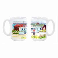 Seafood Shack for fresh shrimp Dishwasher Safe Microwavable Ceramic Coffee Mug