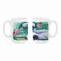 Bedlington Terrier Dishwasher Safe Microwavable Ceramic Coffee Mug 15 oz.