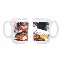 Red Beans and Rice Dishwasher Safe Microwavable Ceramic Coffee Mug 15 oz.
