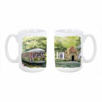 Streetcar Next Stop Audubon Park Dishwasher Safe Microwavable Ceramic Coffee Mug 15 oz.