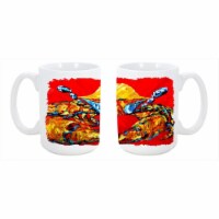 Crab Fat and Sassy Dishwasher Safe Microwavable Ceramic Coffee Mug 15 oz.