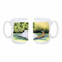 Cat Dishwasher Safe Microwavable Ceramic Coffee Mug 15 oz.