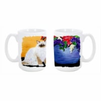 Cat - Ragdoll Dishwasher Safe Microwavable Ceramic Coffee Mug 15 oz.
