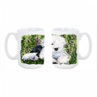 Old English Sheepdog Dishwasher Safe Microwavable Ceramic Coffee Mug 15 oz.