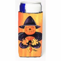 Halloween Pumpkin And Bat Fleur De Lis Michelob Ultra s For Slim Cans - 12 oz.