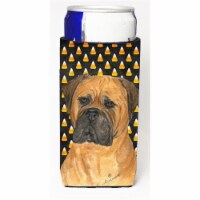 Bullmastiff Candy Corn Halloween Portrait Michelob Ultra s For Slim Cans - 12 oz.