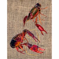 Crawfish Flag - Garden Size, 11 x 15 in.