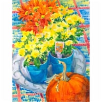 Flower - Mums Flag - Garden Size, 11 x 15 in.