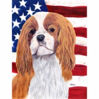 11 x 15 In. Usa American Flag With Cavalier Spaniel Flag, Garden Size