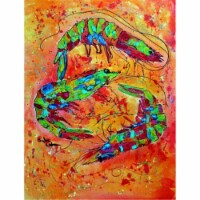 11 x 15 in. Shrimp Flag Garden Size