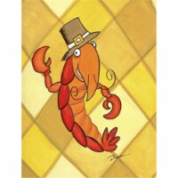 11 x 15 in. Crawfish Thanksgiving Flag Garden Size