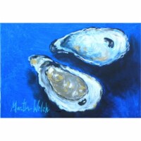 Oysters Seafood Four Fabric Placemat