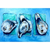 Oysters Oyster Plus Oyster - Oysters Fabric Placemat