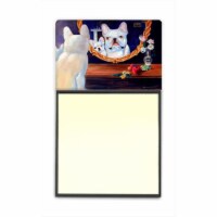 French Bulldog Refiillable Sticky Note Holder or Postit Note Dispenser&#44; 3 x 3 In.