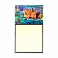 Norwich Terrier Refiillable Sticky Note Holder or Postit Note Dispenser&#44; 3 x 3 In.