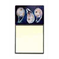Oysters Give Me More Refiillable Sticky Note Holder or Postit Note Dispenser&#44; 3 x 3 In.