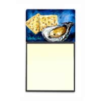 Oysters Two Crackers Refiillable Sticky Note Holder or Postit Note Dispenser&#44; 3 x 3 In.