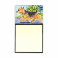 Norwich Terrier Refiillable Sticky Note Holder or Postit Note Dispenser