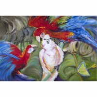 Menage-A-Trois Parrots Fabric Placemat