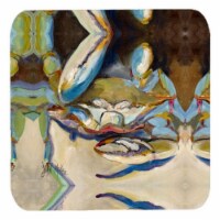 Three Big Claw Crab Foam Coasters, Set Of 4