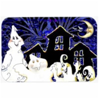 The Gangs All Here Ghosts Halloween Glass Cutting Board, Large