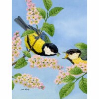 Eurasian Blue Tits Birds Flag Garden Size