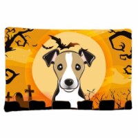 Halloween Jack Russell Terrier Fabric Standard Pillowcase