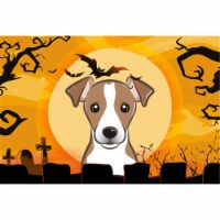 Halloween Jack Russell Terrier Fabric Placemat