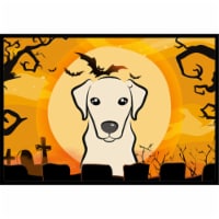 Halloween Yellow Labrador Indoor & Outdoor Mat, 24 x 36 in.