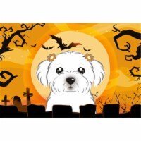 Halloween Maltese Fabric Placemat