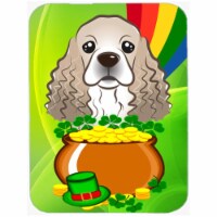 Cocker Spaniel St. Patricks Day Mouse Pad&#44; Hot Pad or Trivet