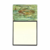 Abstract Red Fish Sticky Note Holder